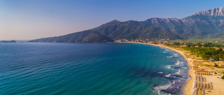 Goldener Sand in Skala Potamias|Fotografie:Internet