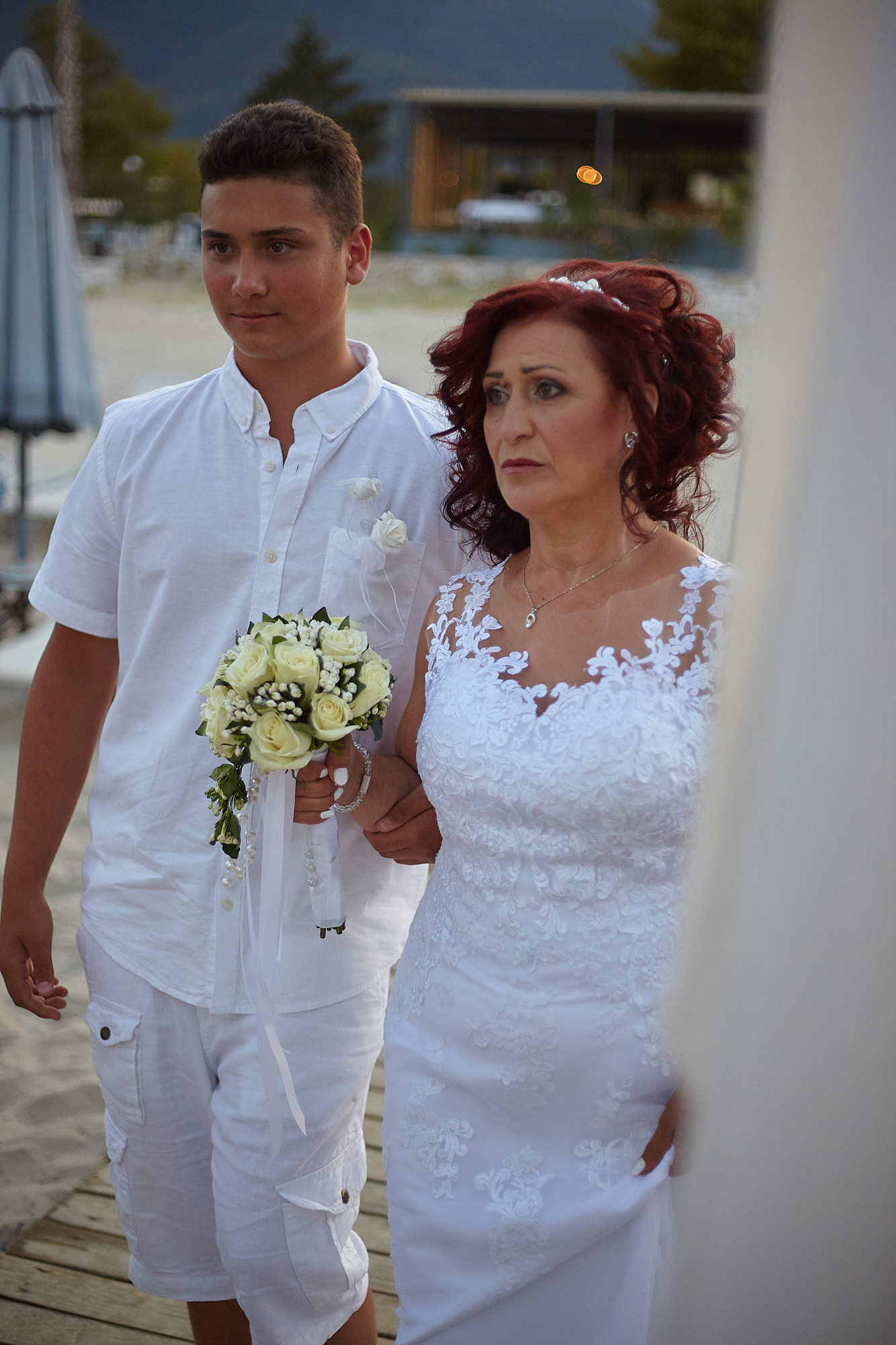 wedding thassos golden beach paralia nouveau marta & sven