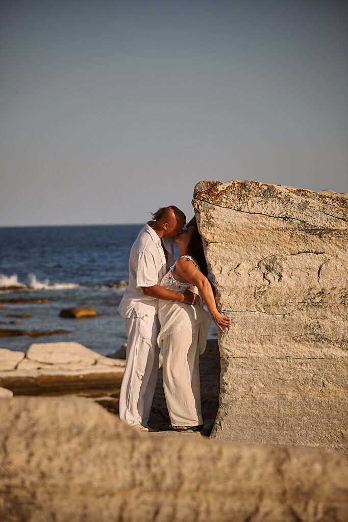 Coronavirus Wedding Greece couple photo shoot wearing protective masks