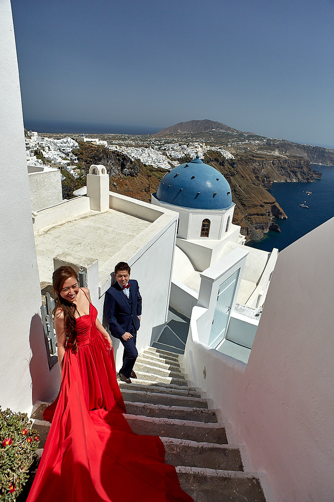 Santorini Wedding Photo Shoot