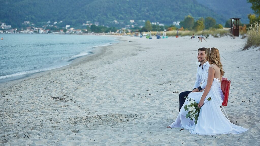 Thassos Golden Beach Wedding Photo Shoot