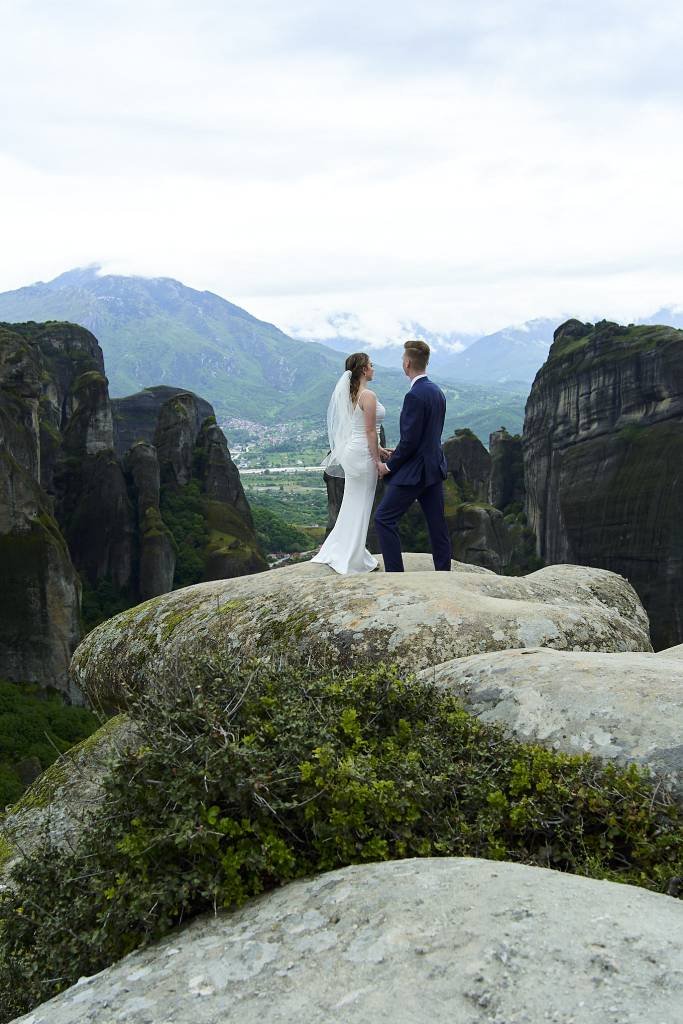 Couple in Meteora