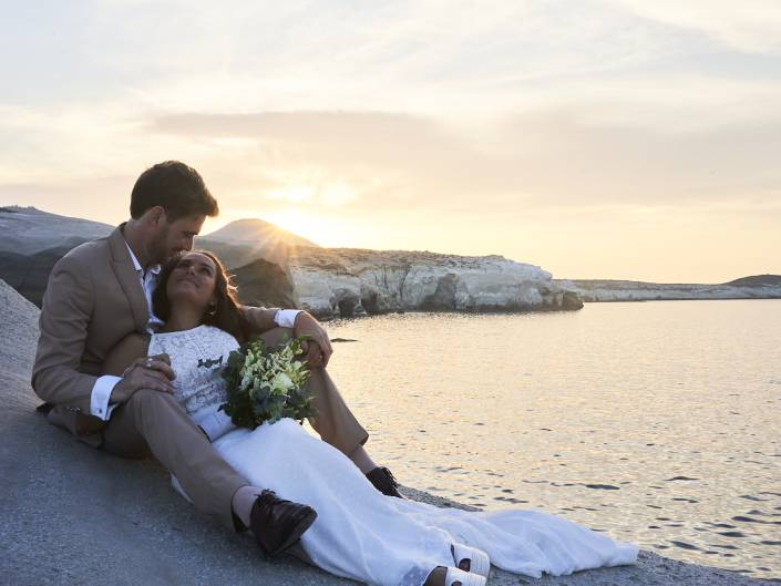 Intimate Wedding in Milos