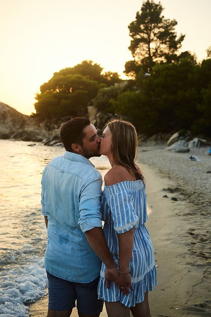 Next-day wedding portraits Halkidiki
