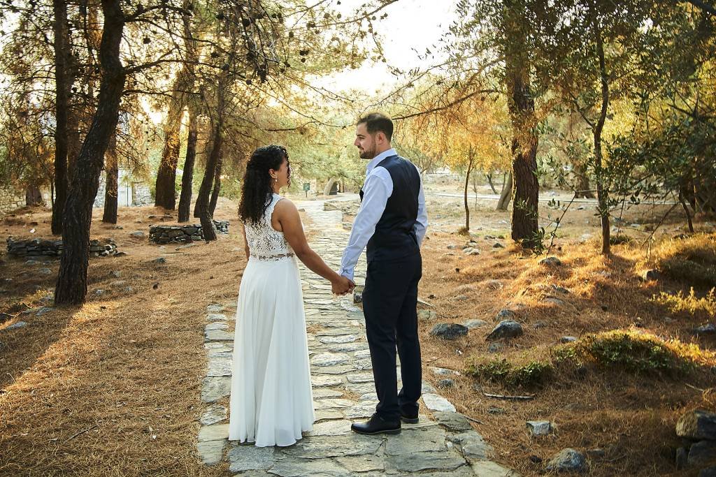 fall wedding in Greek island