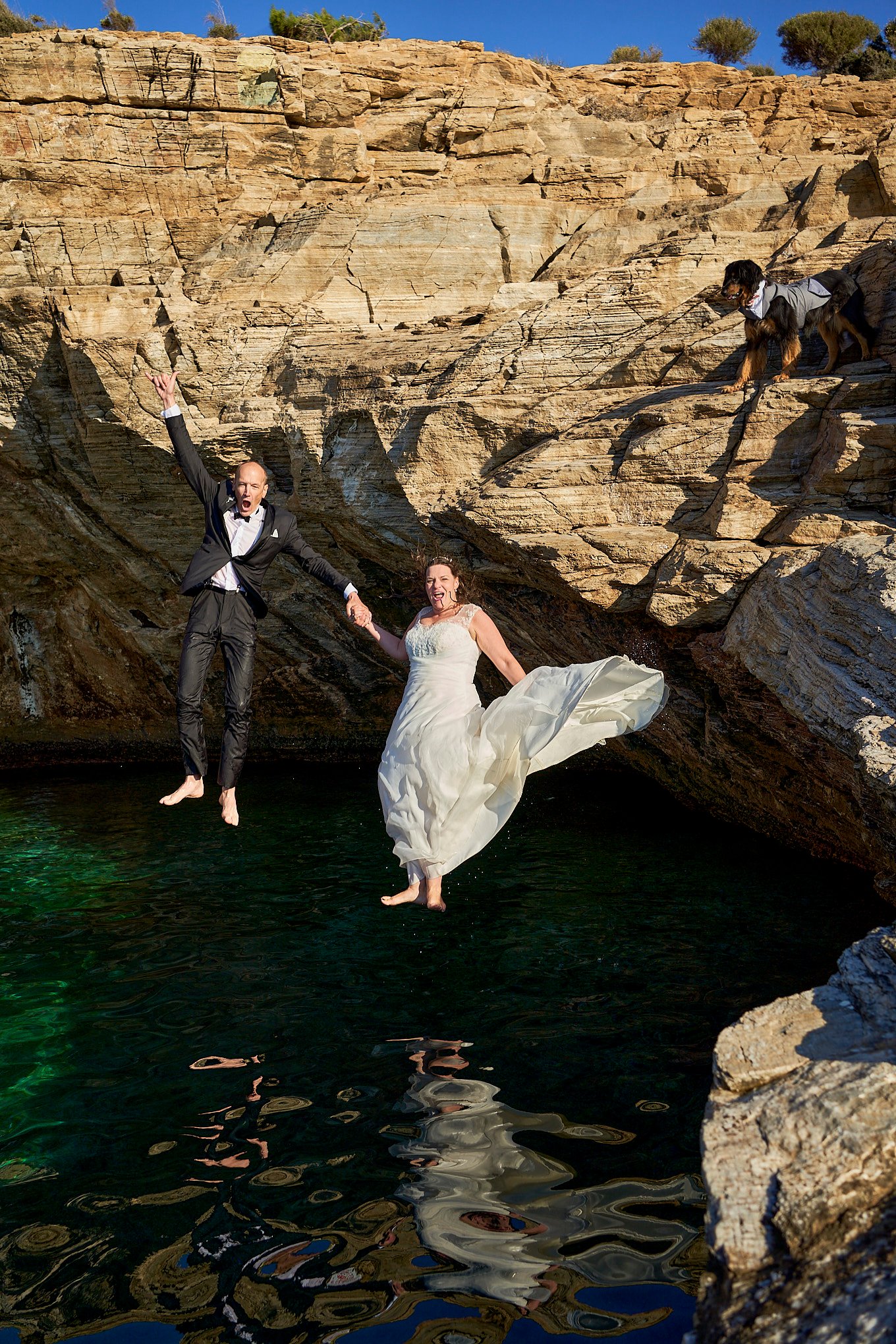 trash the dress photoshoot Thassos