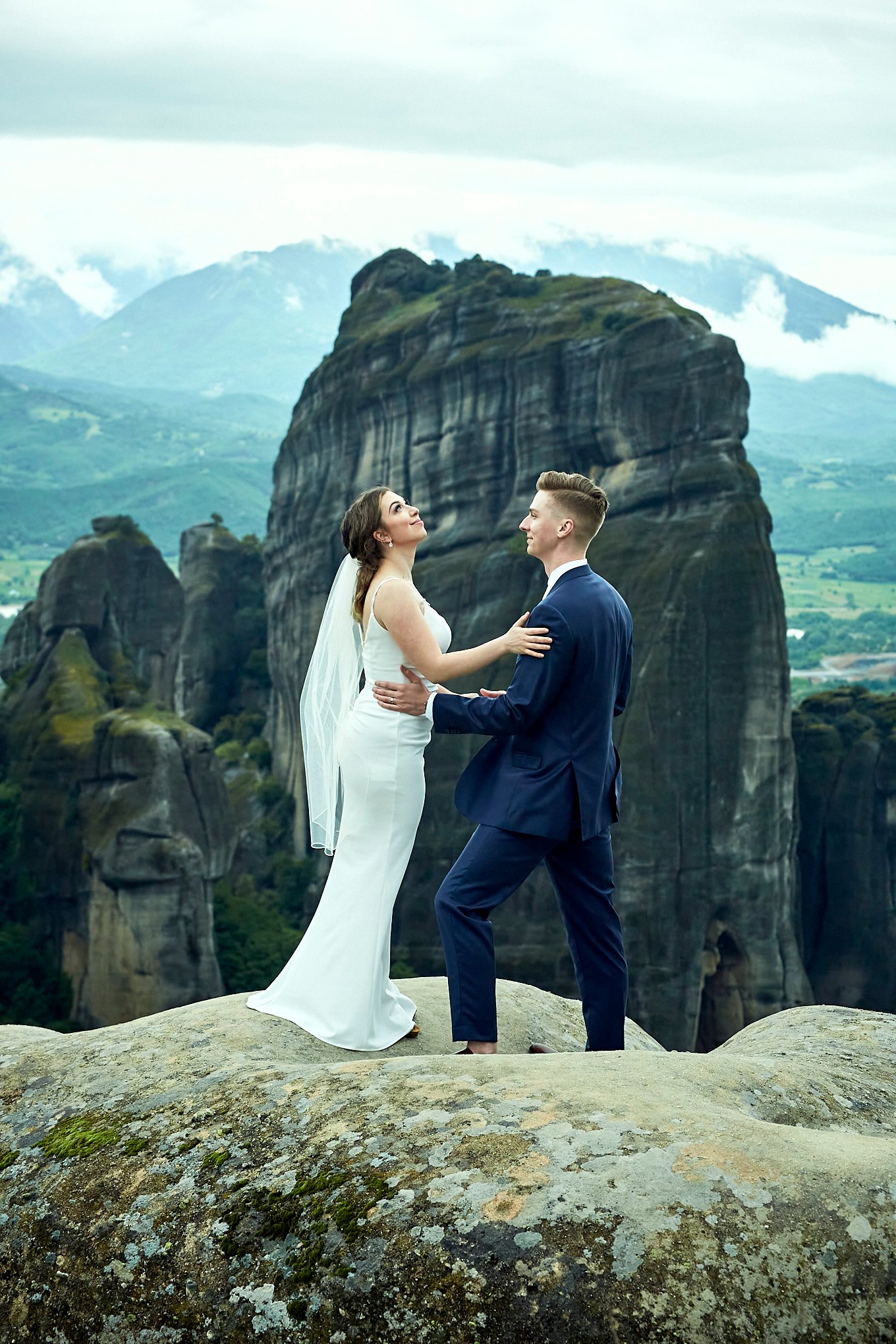 after wedding photoshoot Meteora Greece