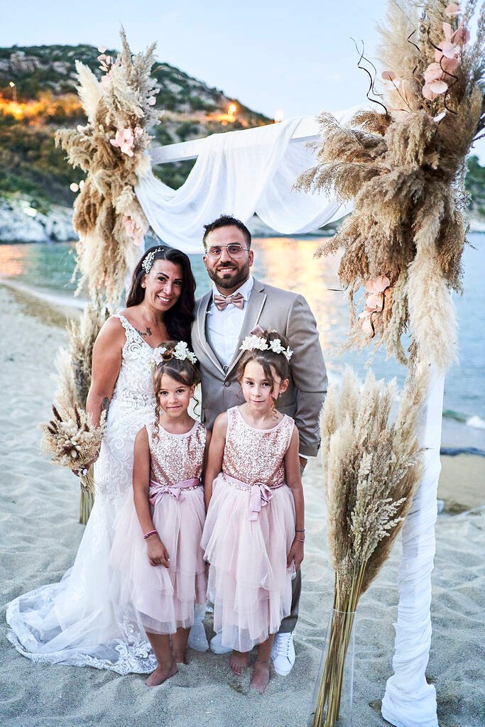 Bohemian Beach Wedding