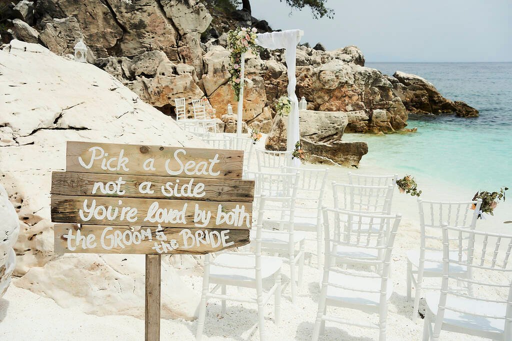 Personalized wedding signage