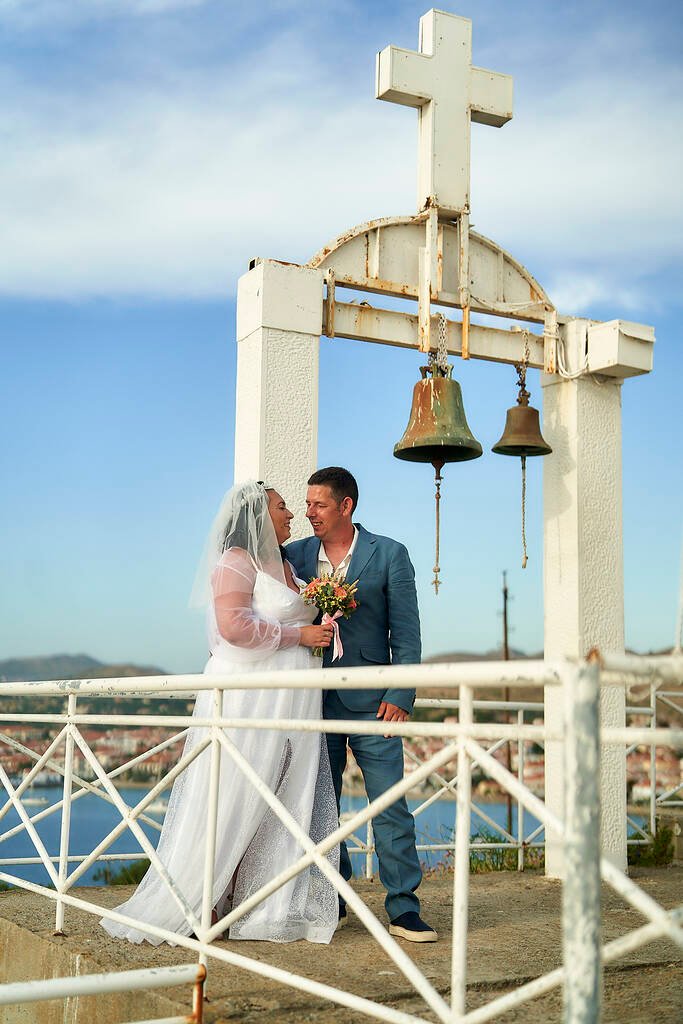 chapel decor destination wedding in Greece