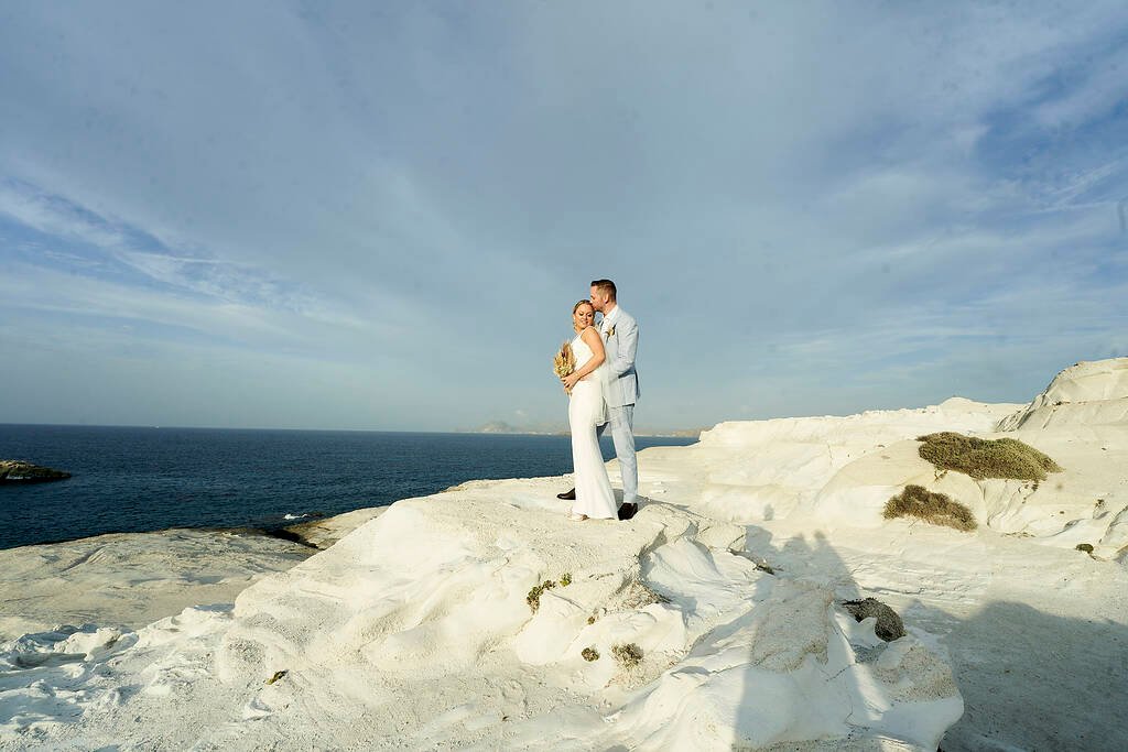 Elopement ceremony setup