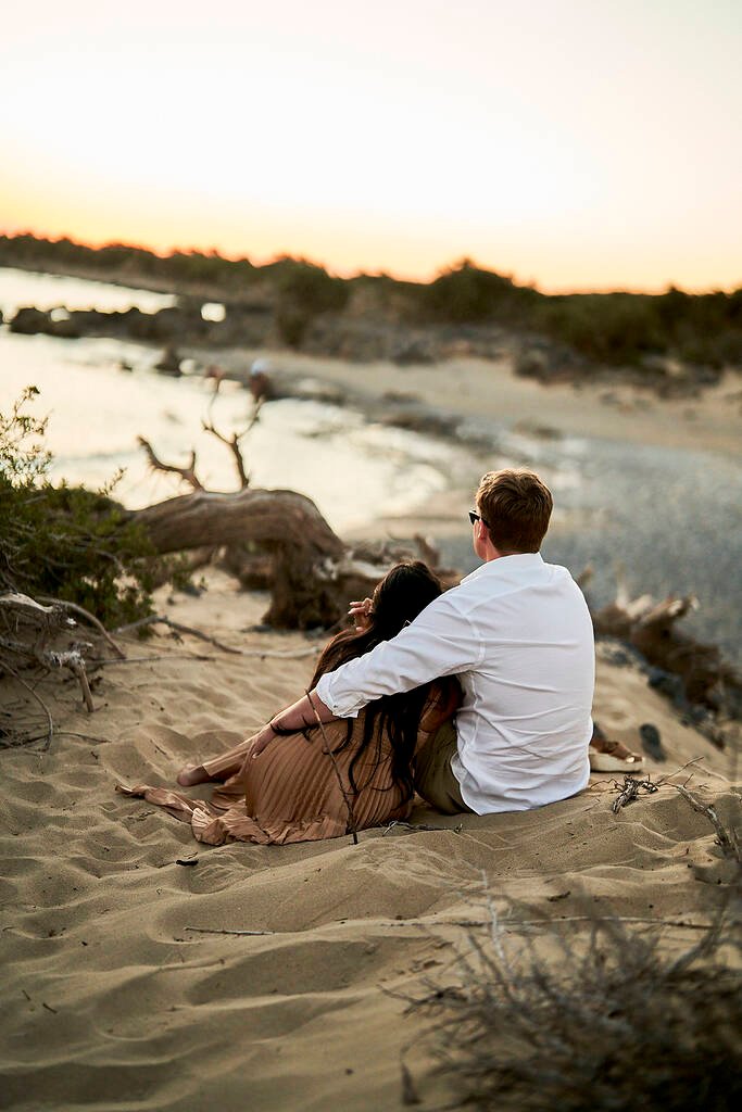 Beachside proposal in Greece