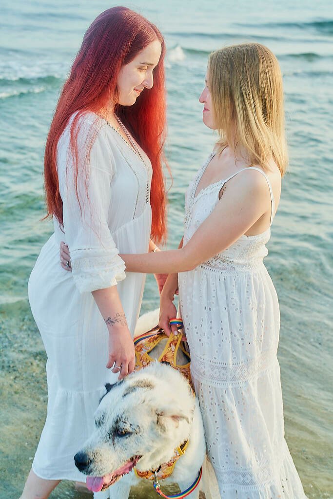 Lesbian couple in Greece