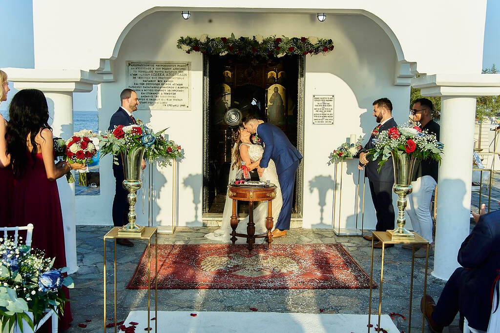 Romantic wedding in Rhodes
