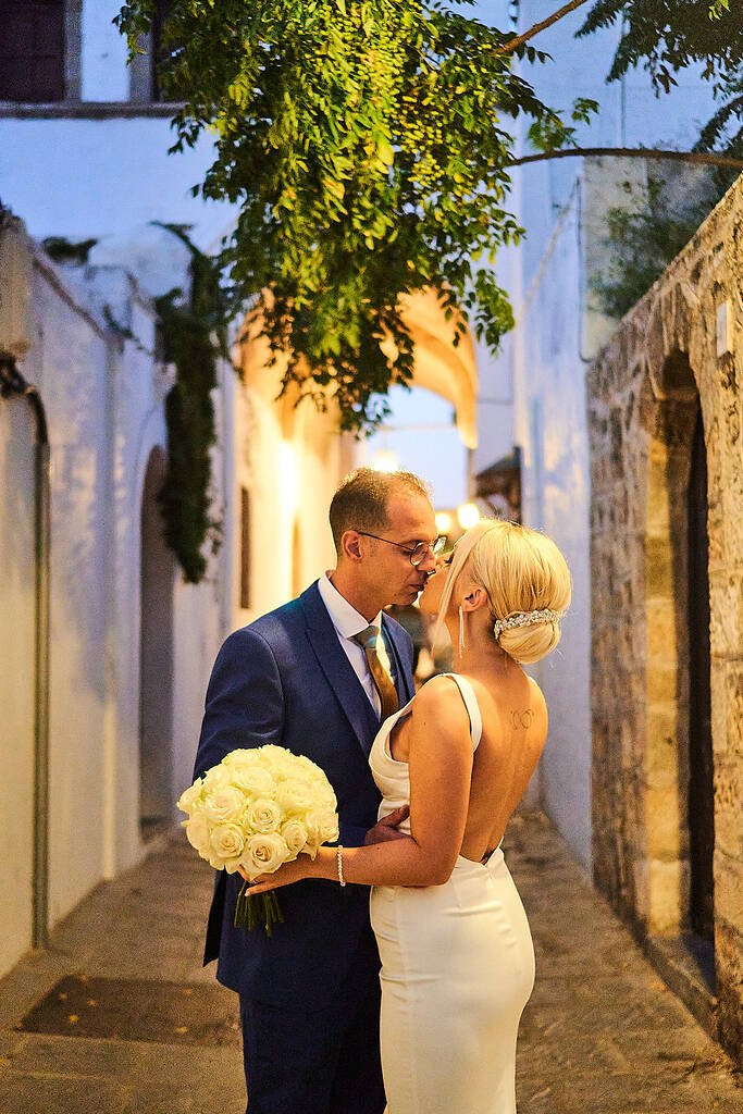 Old Town Rhodes wedding