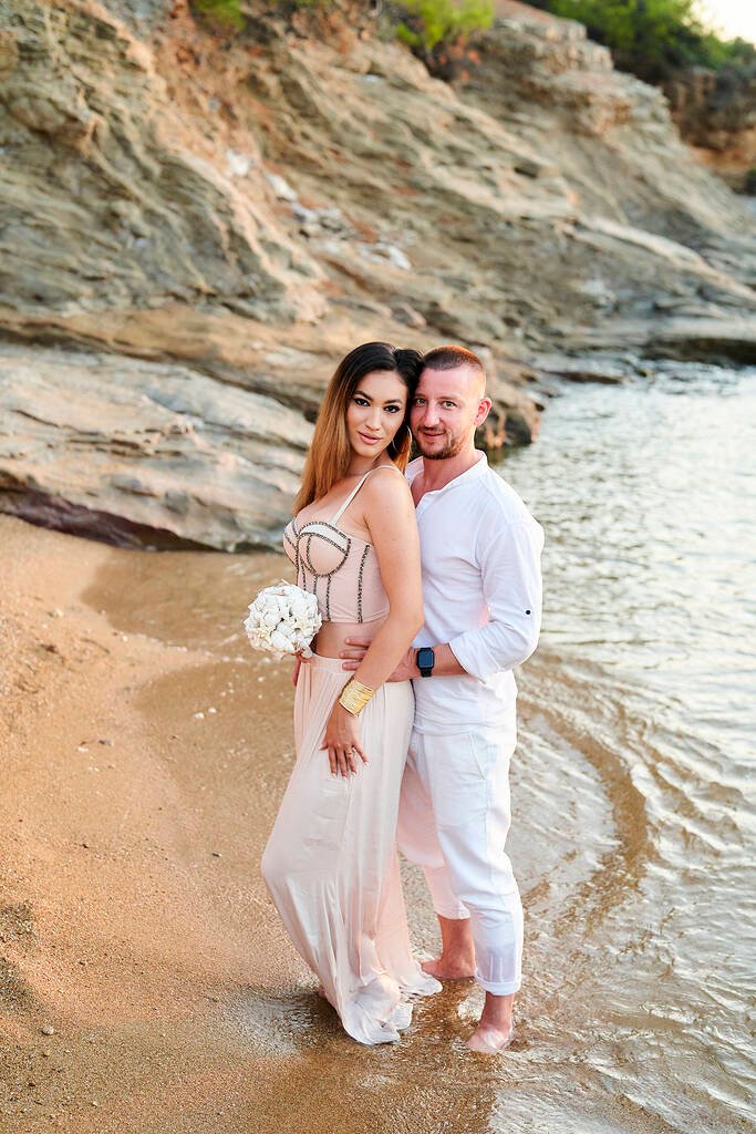 Couple near water