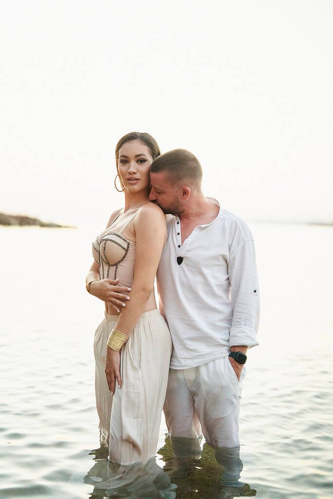 Relaxed couple photo