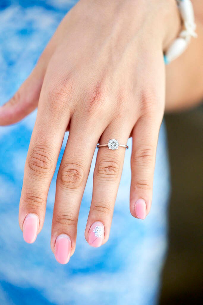 ring in hand