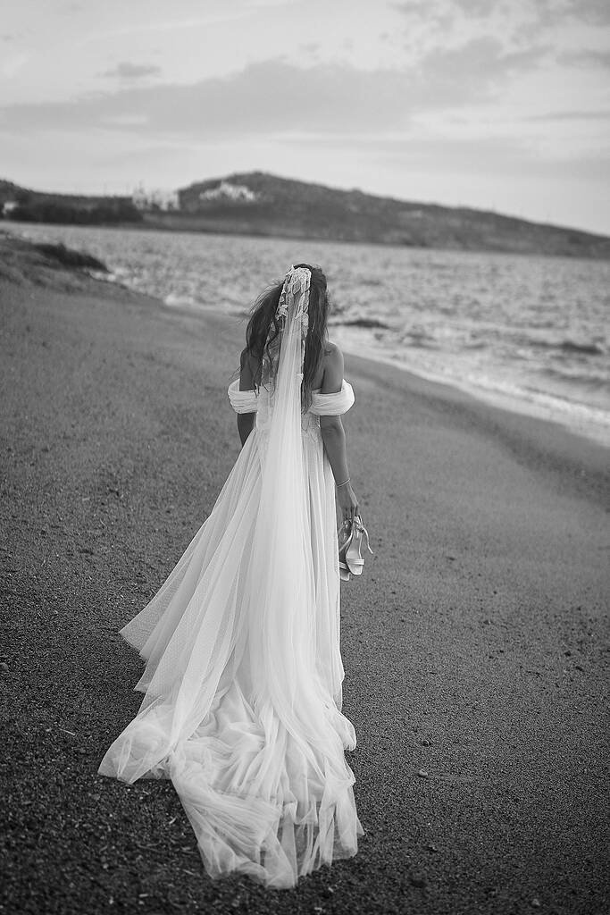 barefoot couple walk