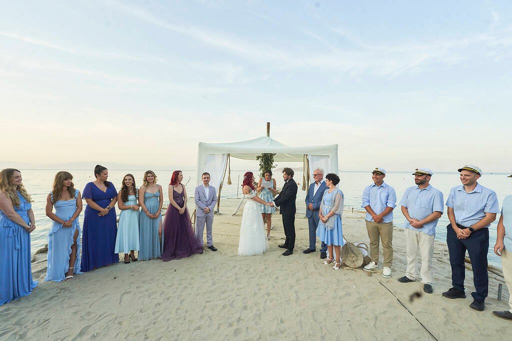 Thassos beach vows