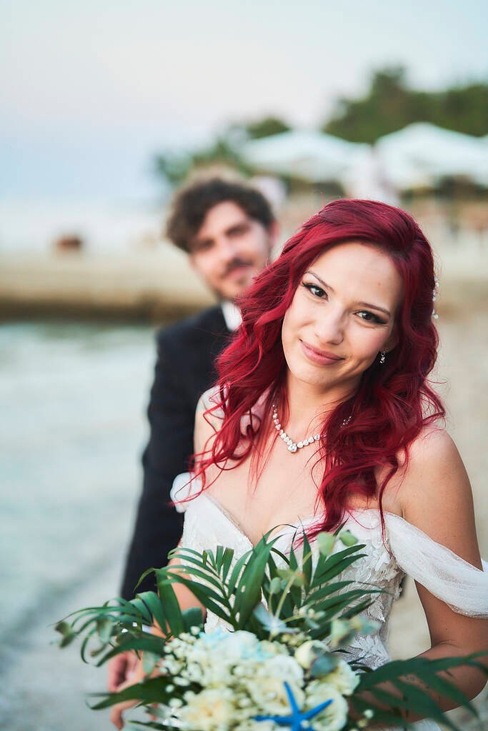 bride portraits greece
