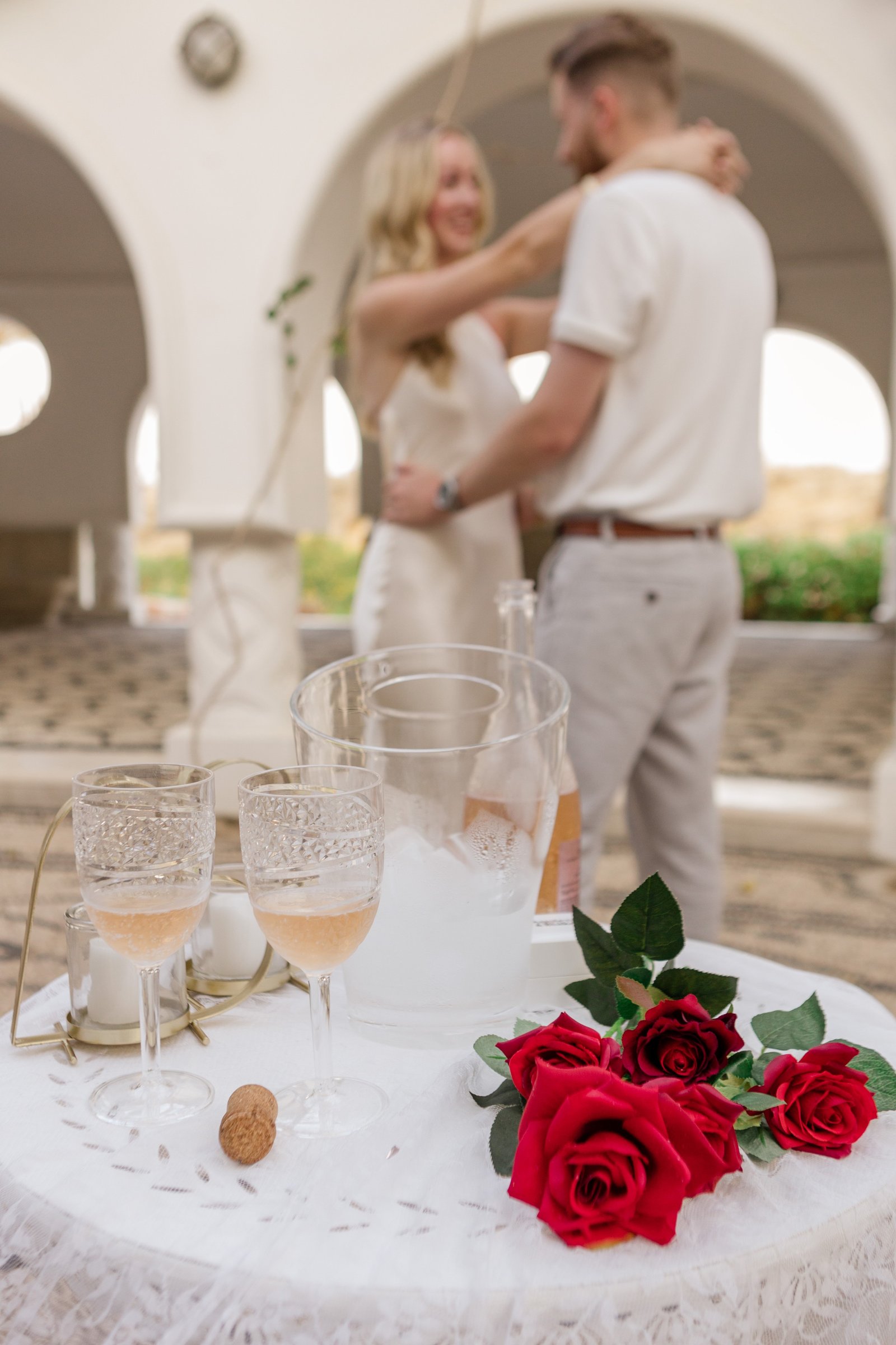 Destination proposal captured beautifully