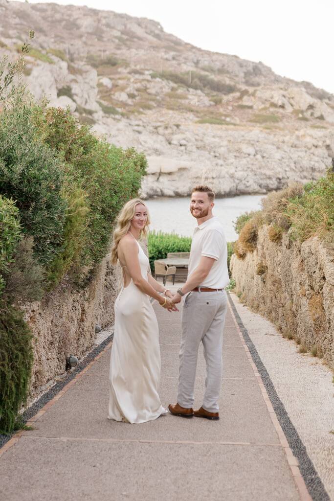 Surprise proposal in Rhodes