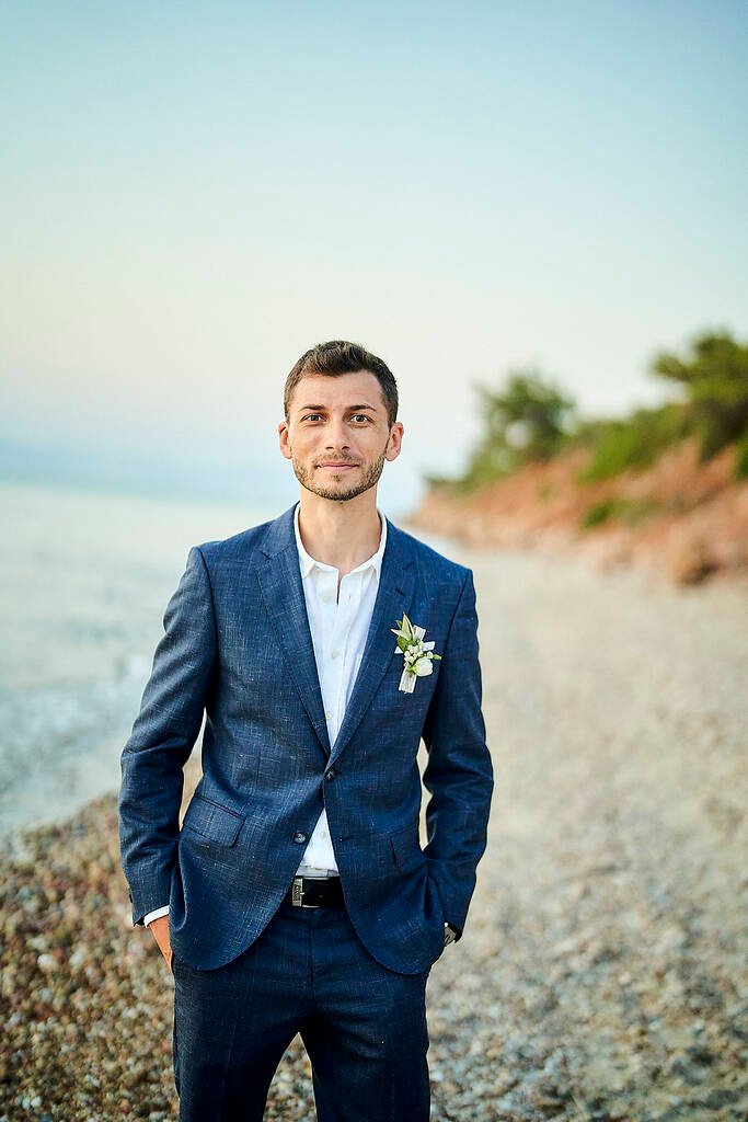 Groom waiting Thassos