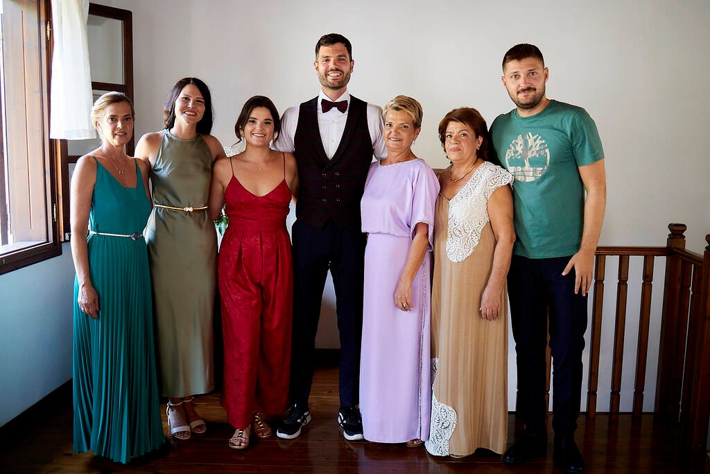 Greek island wedding styling