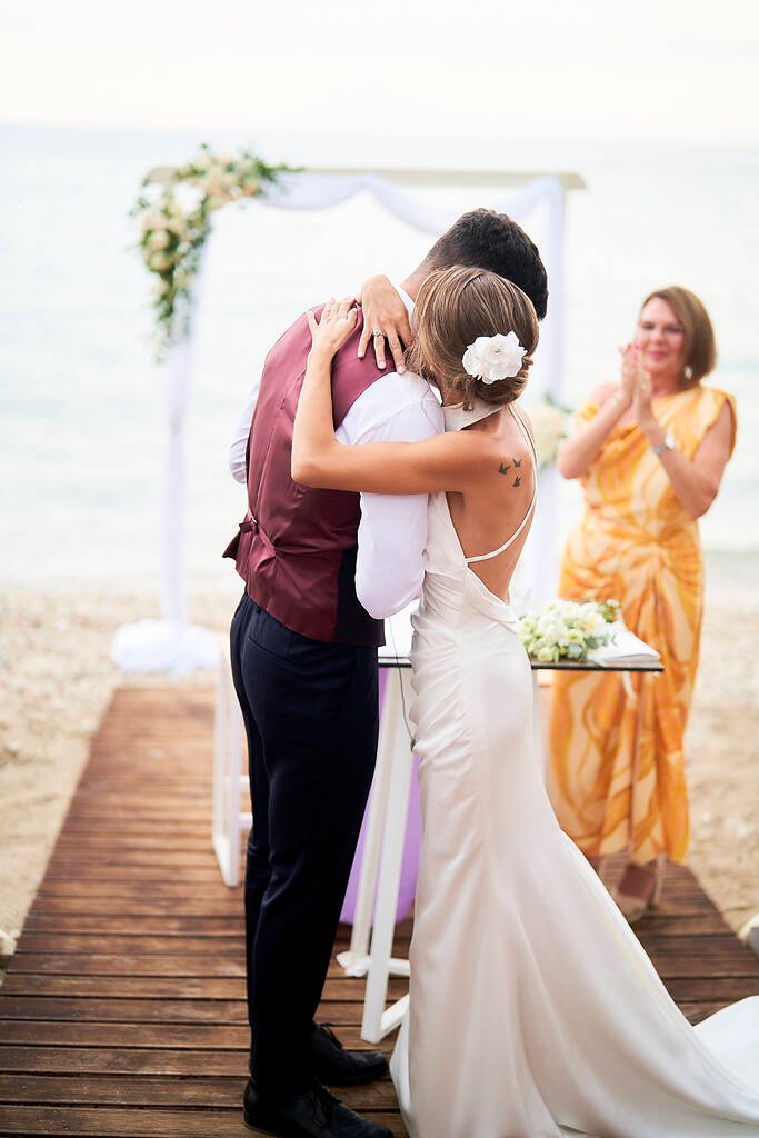 Just married Thassos moment