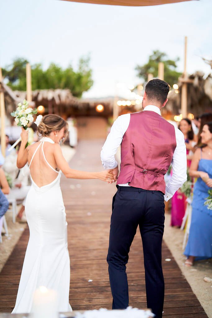 Seaside wedding Thassos vibe