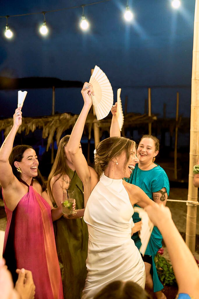 Thassos beach wedding reception