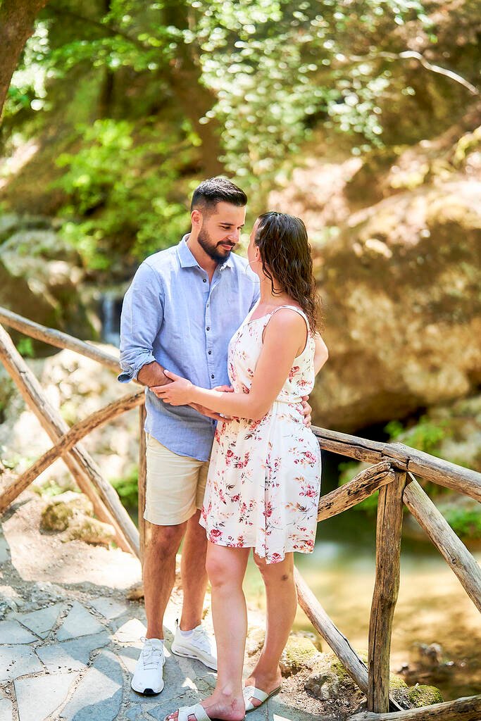 Kevin and Gina proposal Rhodes