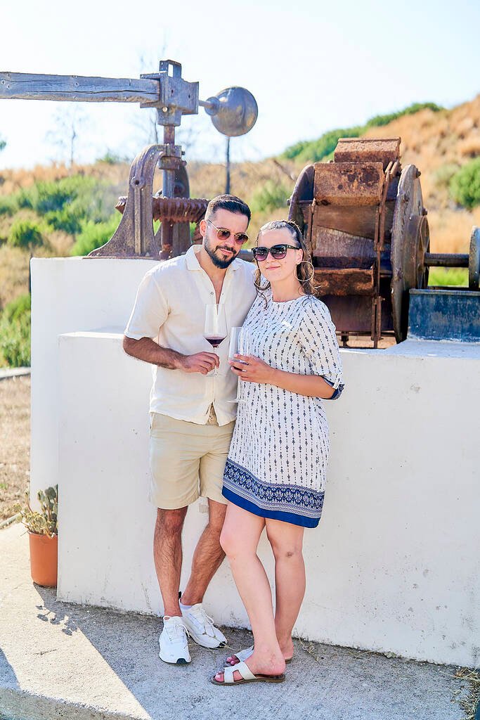 Surprise proposal in Rhodes Greece