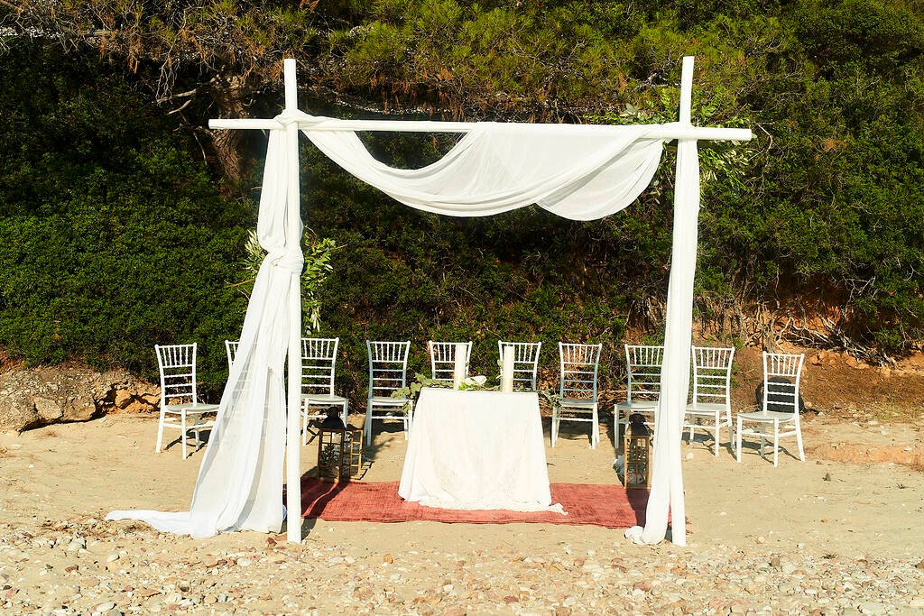 wedding celebration greece island