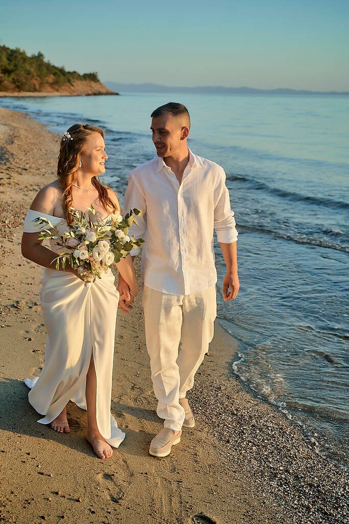wedding celebration greece island
