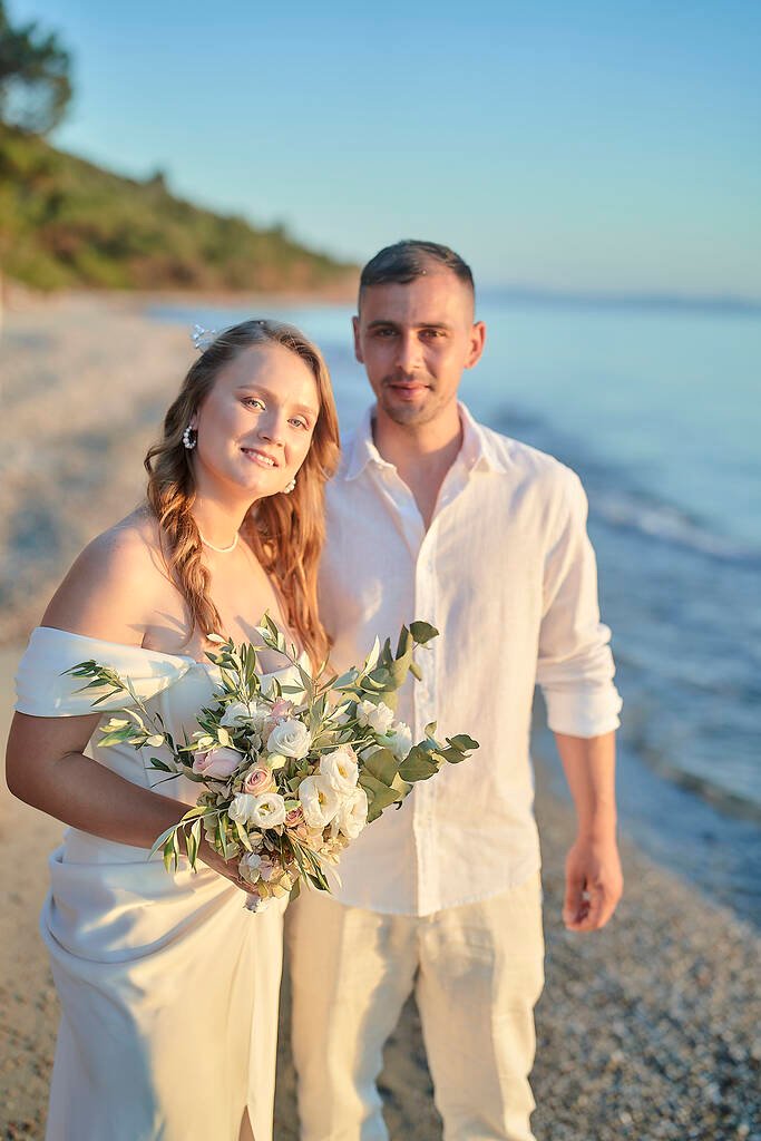 couple walking love beach
