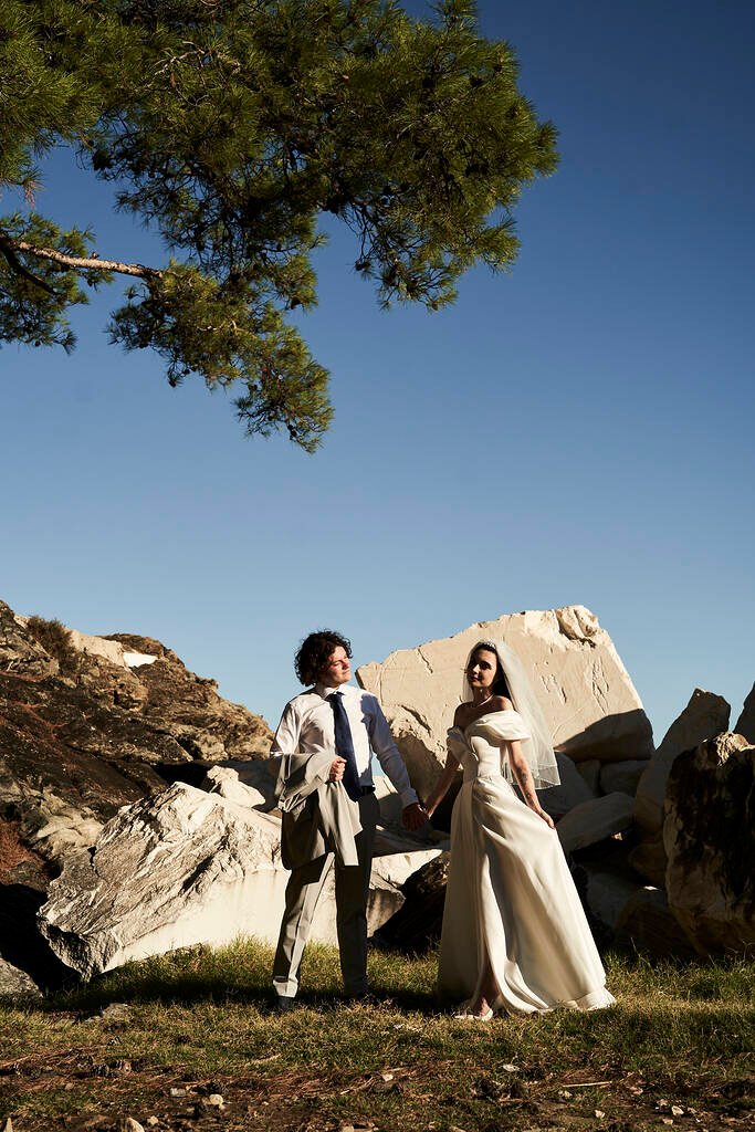 Thassos couple candid moment