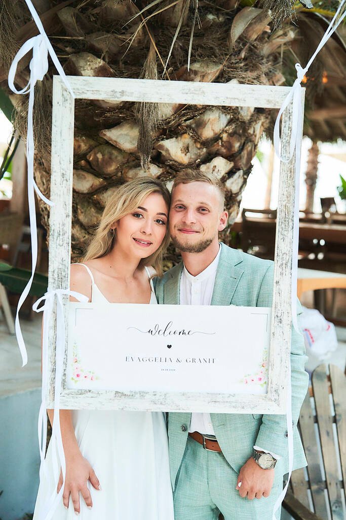 Family portrait symbolic wedding
