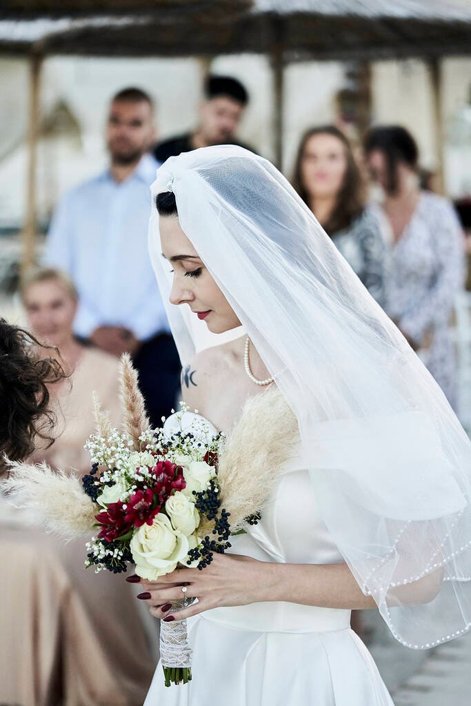 Bride soft light portrait
