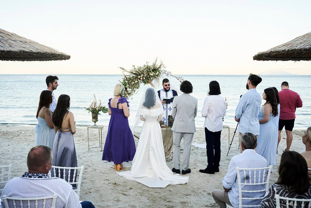 Orthodox blessing outdoor ceremony