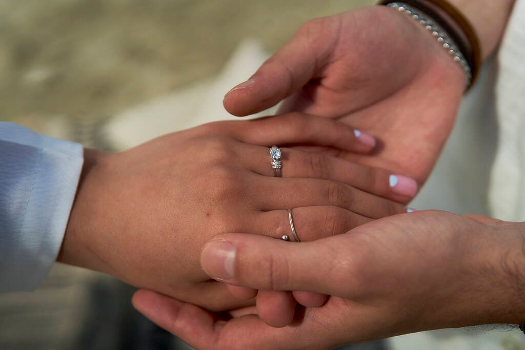 Destination proposal setup in Greece with elegant floral styling