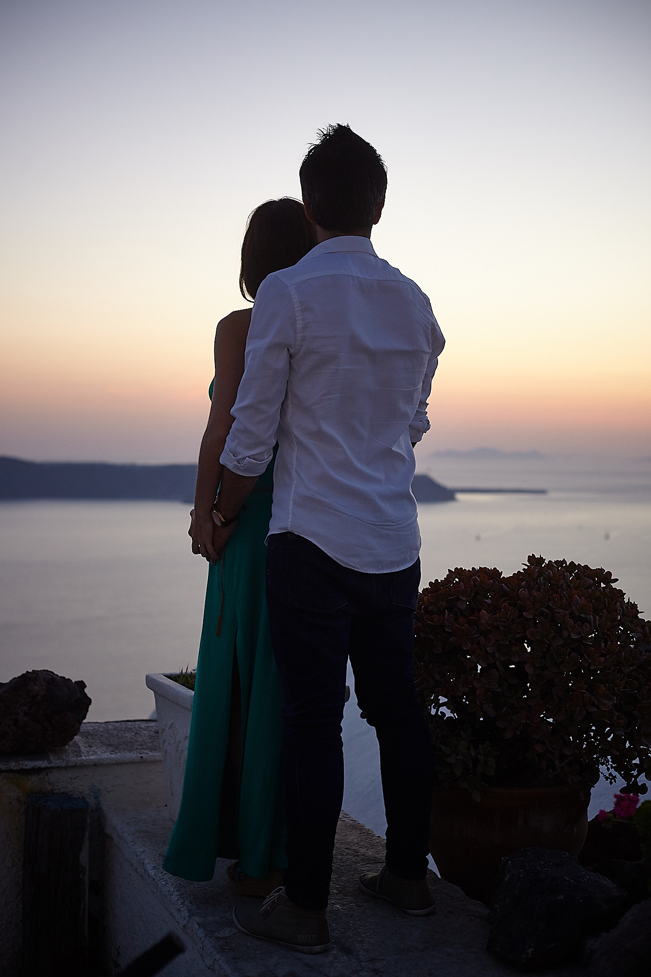 Pre Wedding Photo Shoot in Santorini Sunset