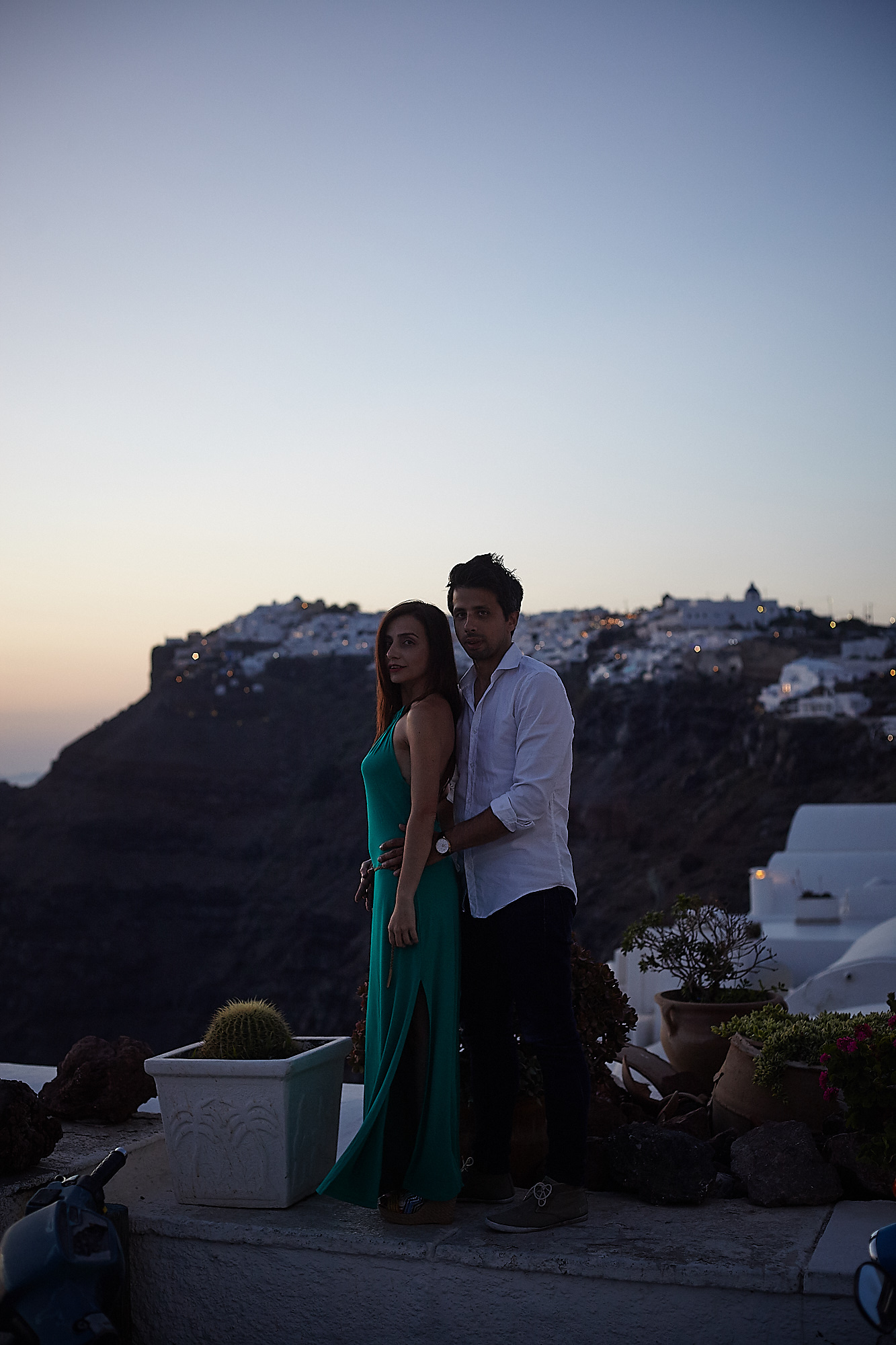 Pre Wedding Photo Shoot in Santorini Sunset