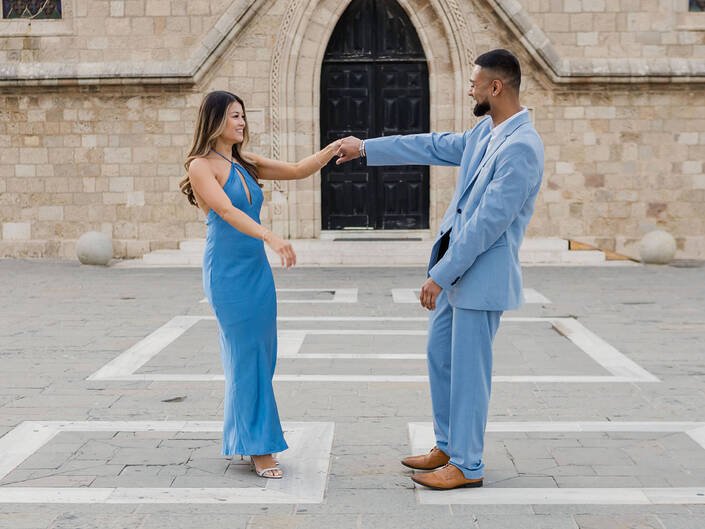 Intimate Proposal in Rhodes