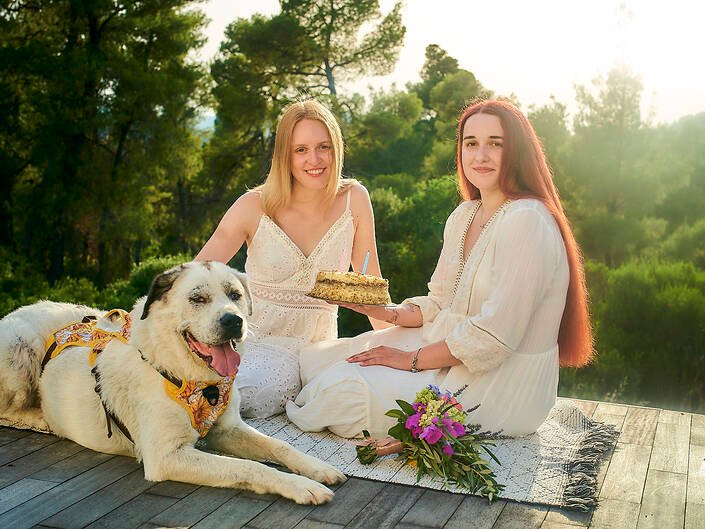 Romantic Same-Sex Proposal in Greece