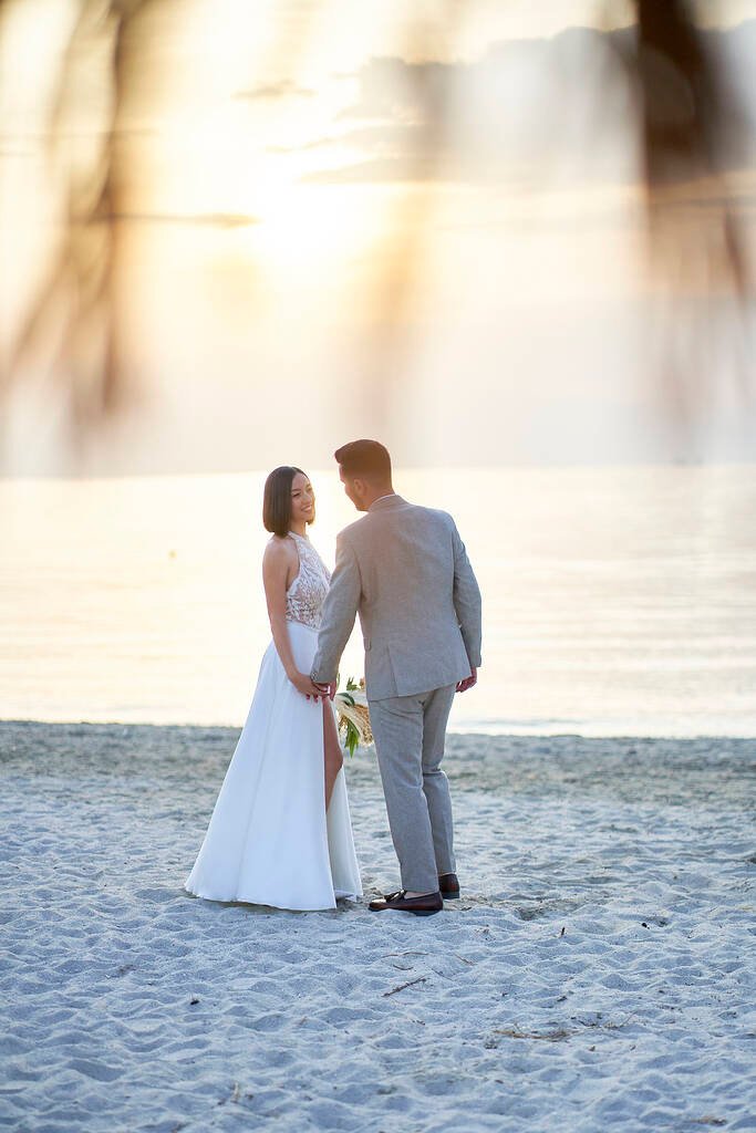 Destination wedding vows