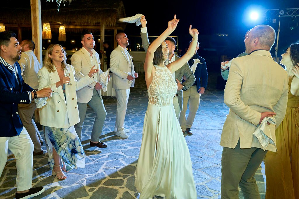 wedding beach party