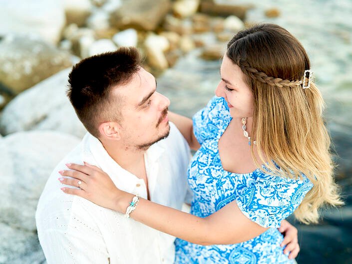A Sunset Aliki Thassos Proposal You’ll Want to Recreate