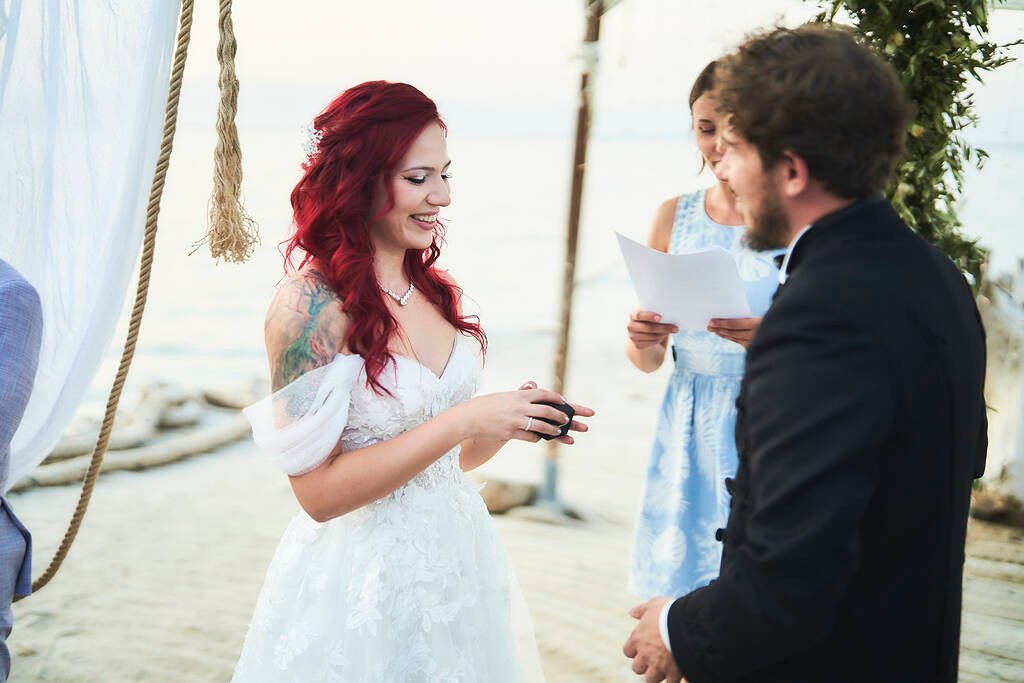 Wedding waves background